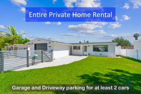Entire Private 3-Bedroom House w Gated Yard, Garage, Crib